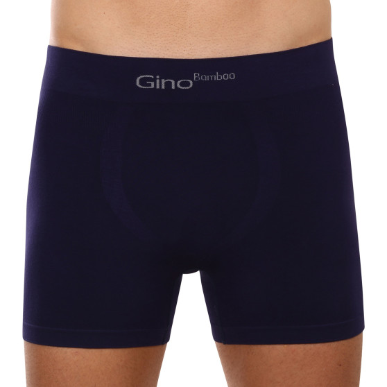 Boxers para hombre Gino bambú sin costuras azul (54004)