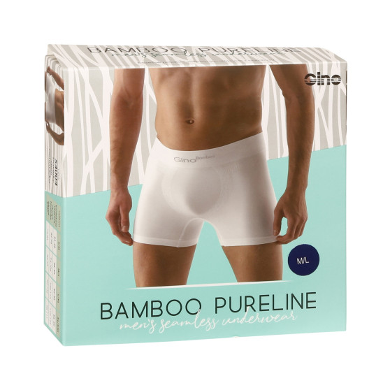 Boxers para hombre Gino bambú sin costuras azul (54004)