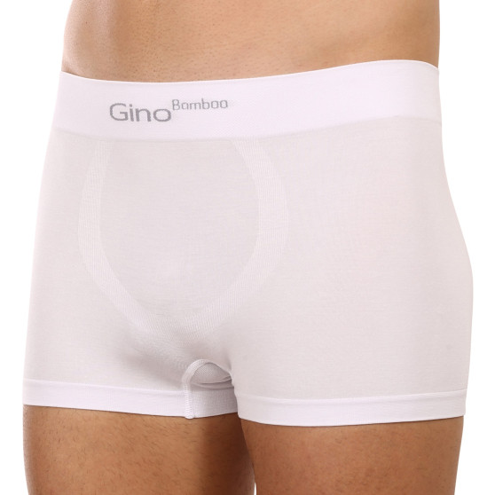 Boxers para hombre Gino bambú sin costuras blanco (53004)