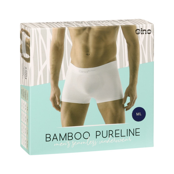 Boxers para hombre Gino bambú sin costuras azul (53004)