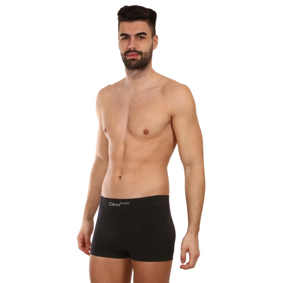 Boxers para hombre Gino bamboo seamless negro (53004)