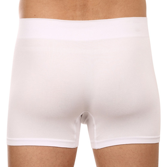 Boxers para hombre Gino bambú sin costuras blanco (54005)