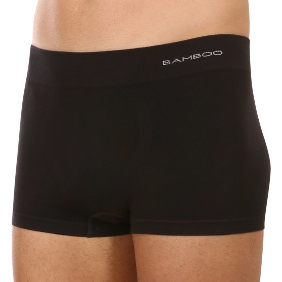 Boxers para hombre Gino bambú sin costuras negro (53005)