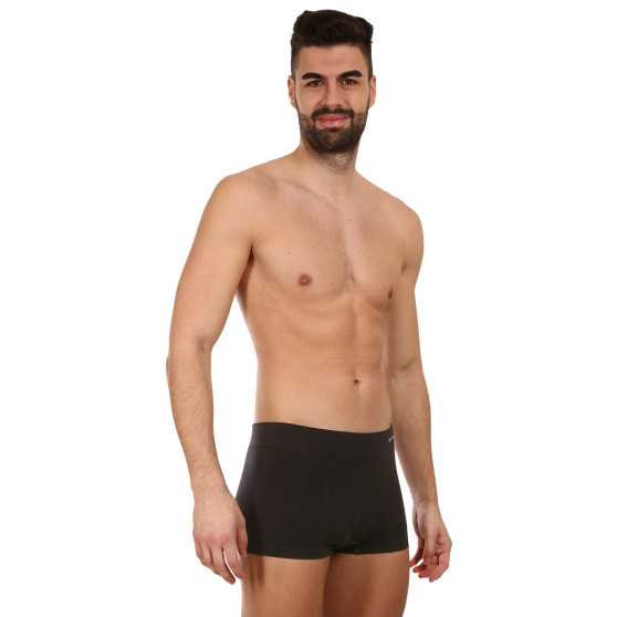 Boxers para hombre Gino bambú sin costuras negro (53005)