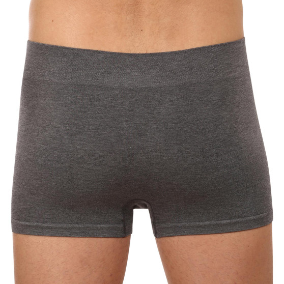 Boxers para hombre Gino sin costuras bambú gris (53005)