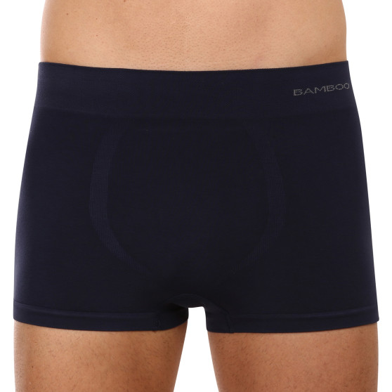 Boxers para hombre Gino bambú sin costuras azul (53005)