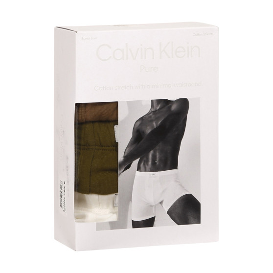 3PACK Boxers para hombre Calvin Klein multicolor (NB3263A-CBW)