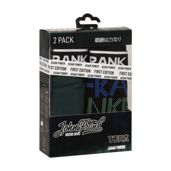 2PACK Boxers para hombre John Frank multicolor (JF2BTORA01)