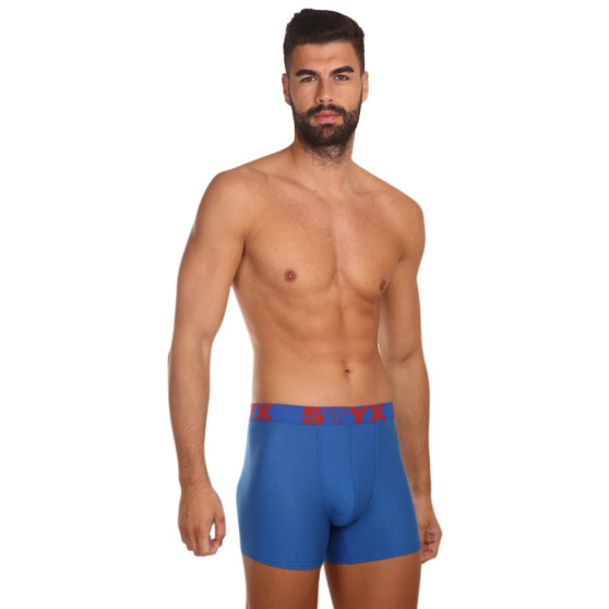 3PACK Boxers para hombre Styx largos deportivos elásticos multicolor (3U96789)