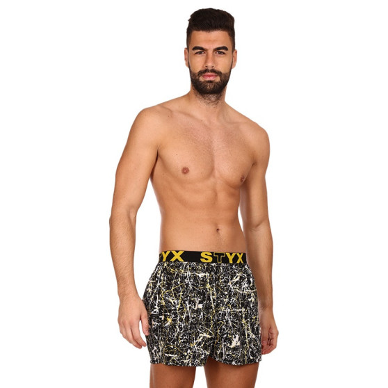 3PACK short hombre Styx art sports goma multicolor (3B13356)