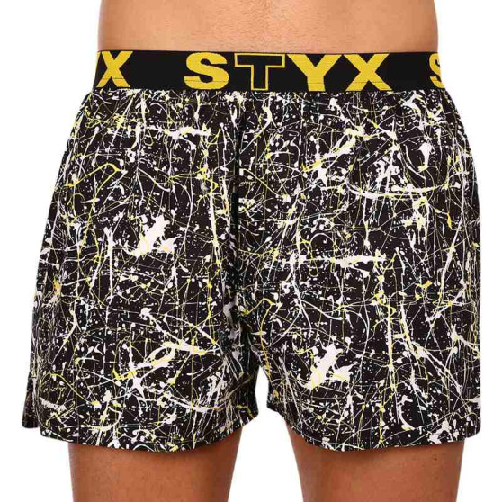 3PACK short hombre Styx art sports goma multicolor (3B13356)