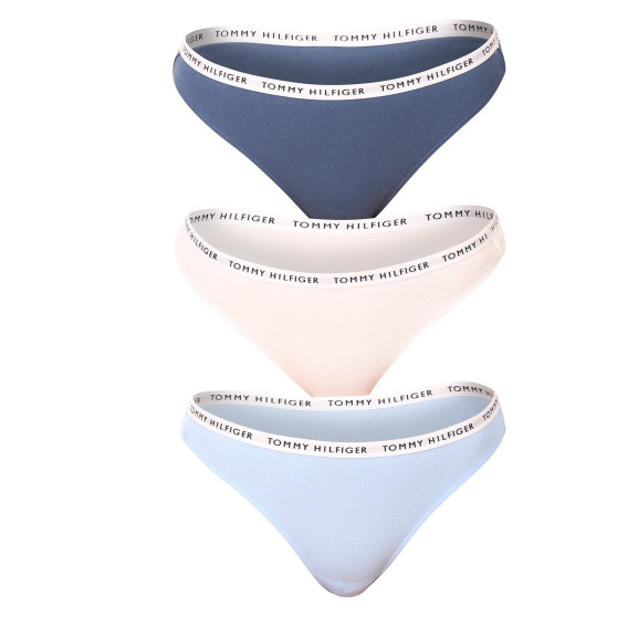 3PACK tanga de mujer Tommy Hilfiger multicolor (UW0UW02829 0Y2)