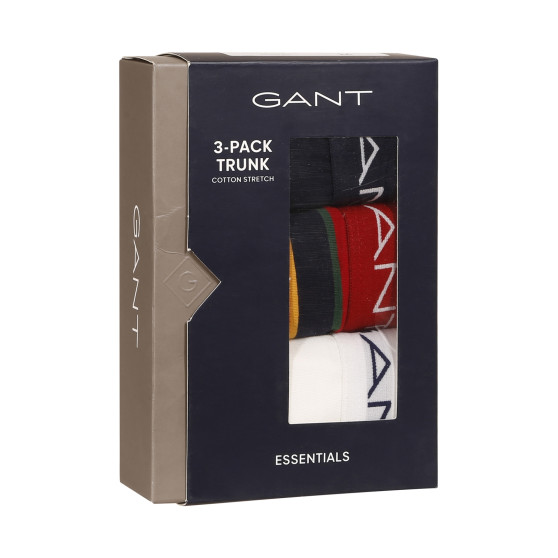 3PACK Boxers para hombre Gant multicolor (902243013-630)