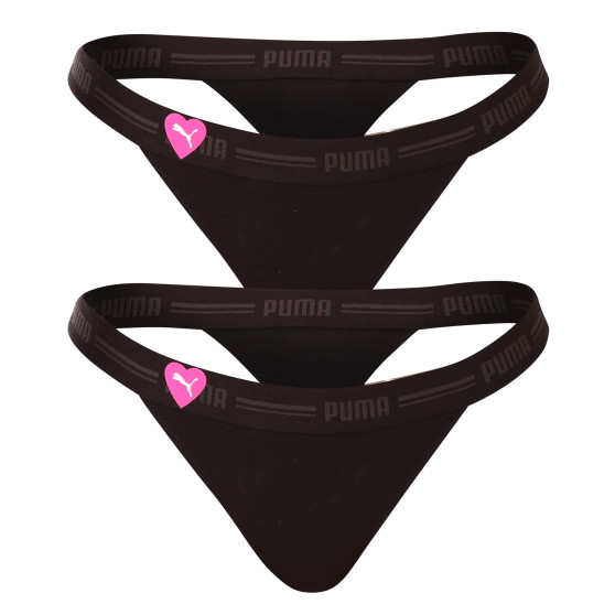 2PACK tanga de mujer Puma negro (701221339 001)