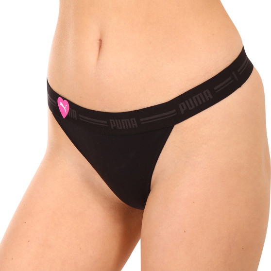 2PACK tanga de mujer Puma negro (701221339 001)