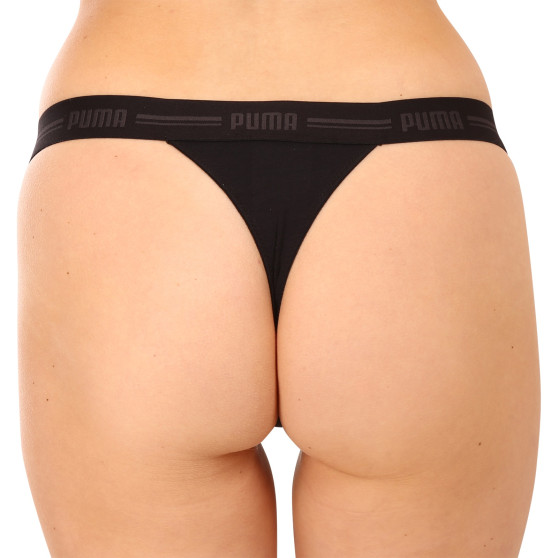 2PACK tanga de mujer Puma negro (701221339 001)