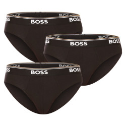 3PACK calzoncillos para hombre BOSS negro (50475273 001)