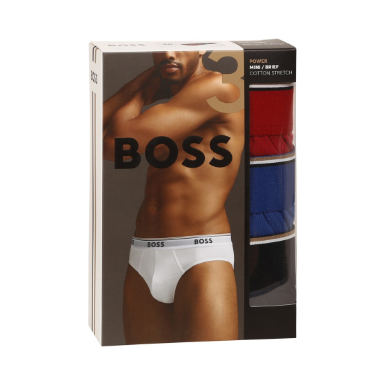 3PACK calzoncillos para hombre BOSS multicolor (50475273 962)