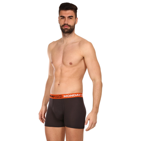 7PACK Boxers para hombre Gianvaglia negro (GVG-5068)