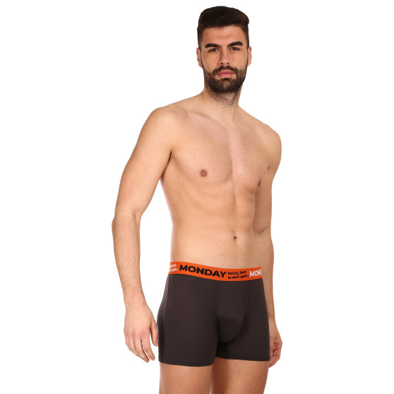 7PACK Boxers para hombre Gianvaglia negro (GVG-5068)