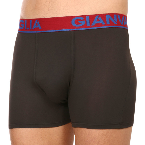 5PACK Boxers para hombre Gianvaglia negro (GVG-5010)