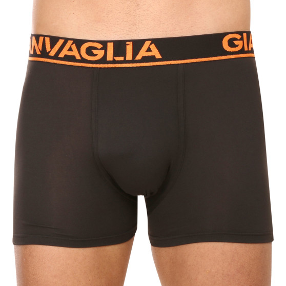 5PACK Boxers para hombre Gianvaglia negro (GVG-5010)