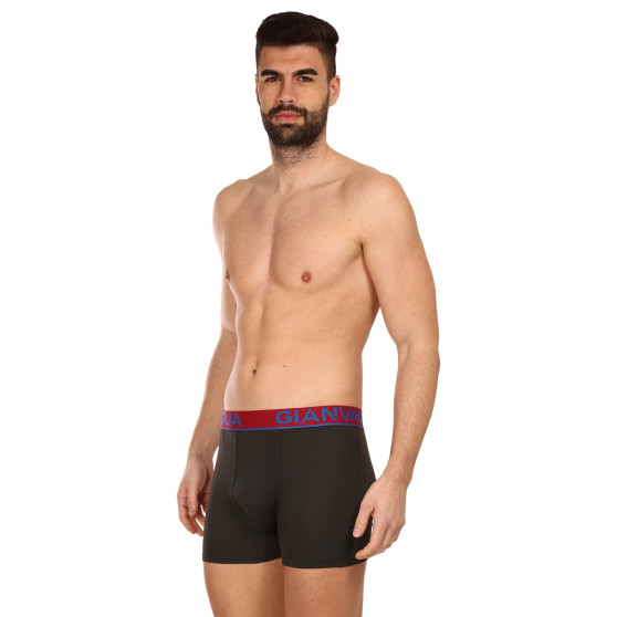 5PACK Boxers para hombre Gianvaglia negro (GVG-5010)