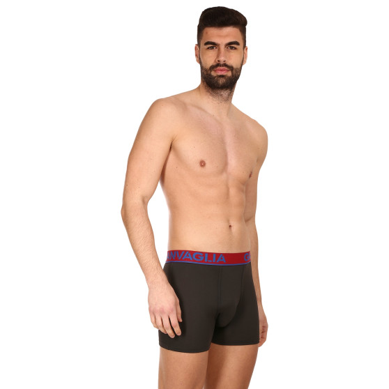 5PACK Boxers para hombre Gianvaglia negro (GVG-5010)