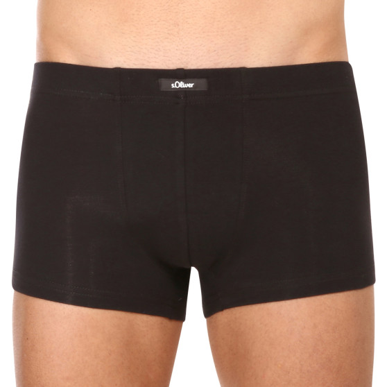 4PACK Boxers para hombre S.Oliver negro (MH-35H-48706757)