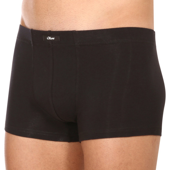 4PACK Boxers para hombre S.Oliver negro (MH-35H-48706757)