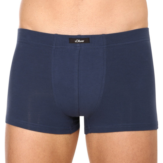 4PACK Boxers de hombre S.Oliver azul oscuro (MH-35H-60164426)