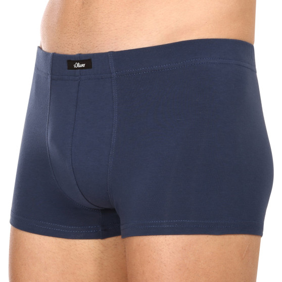 4PACK Boxers de hombre S.Oliver azul oscuro (MH-35H-60164426)