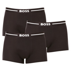 3PACK Boxers para hombre BOSS negro (50473916 001)