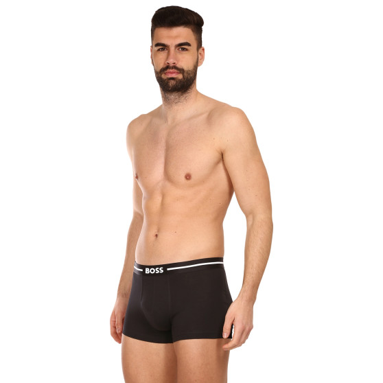 3PACK Boxers para hombre BOSS negro (50473916 001)