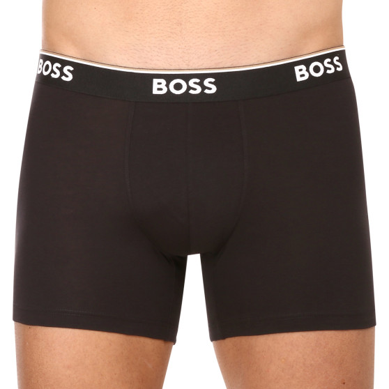 3PACK Boxers para hombre BOSS negro (50475282 001)