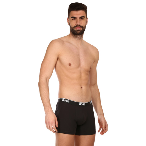 3PACK Boxers para hombre BOSS negro (50475282 001)