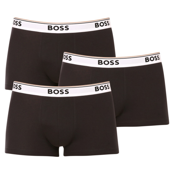 3PACK Boxers para hombre BOSS negro (50475274 994)