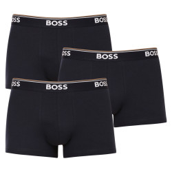 3PACK Boxers para hombre BOSS azul oscuro (50475274 480)