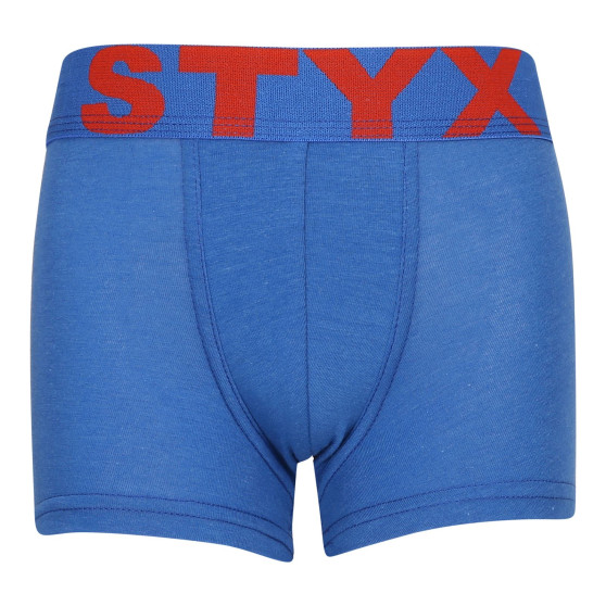 Boxers para niños Styx goma deportiva azul (GJ967)