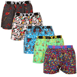 5PACK short hombre Styx art sports goma multicolor (5B1391023)