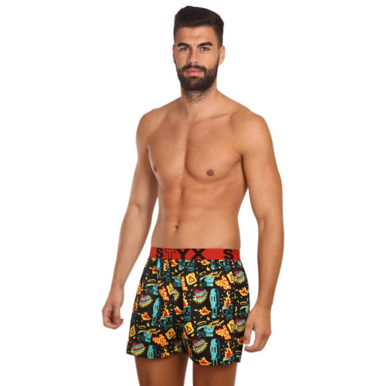 3PACK short hombre Styx art sports goma multicolor (3B14386)