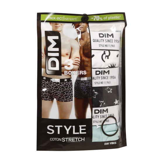 3PACK Boxers para hombre DIM multicolor (DI000C6D-AA6)