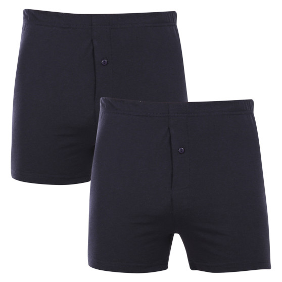 2PACK Calzones de hombre Molvy azul oscuro (MP-1064/B-BBU)