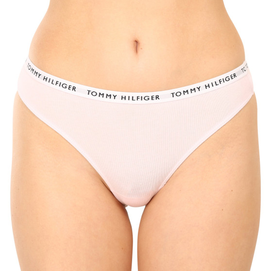 3PACK tanga de mujer Tommy Hilfiger multicolor (UW0UW04558 0Y3)