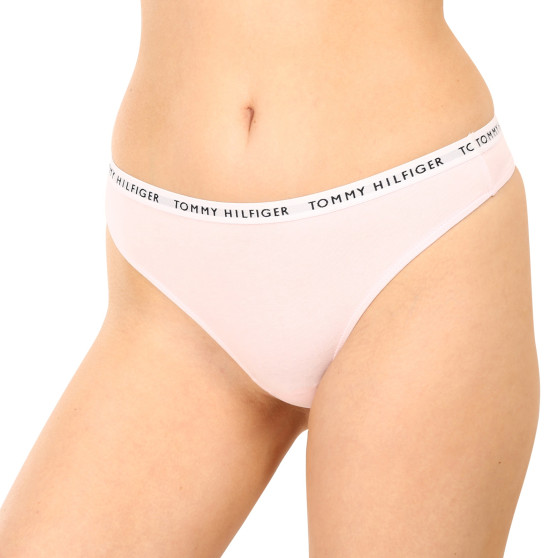 3PACK tanga de mujer Tommy Hilfiger multicolor (UW0UW04558 0Y3)