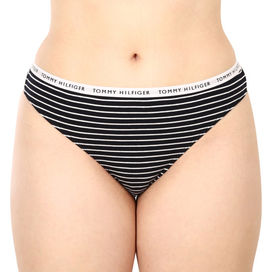 3PACK tanga de mujer Tommy Hilfiger sobredimensionado multicolor (UW0UW04558 0Y3)