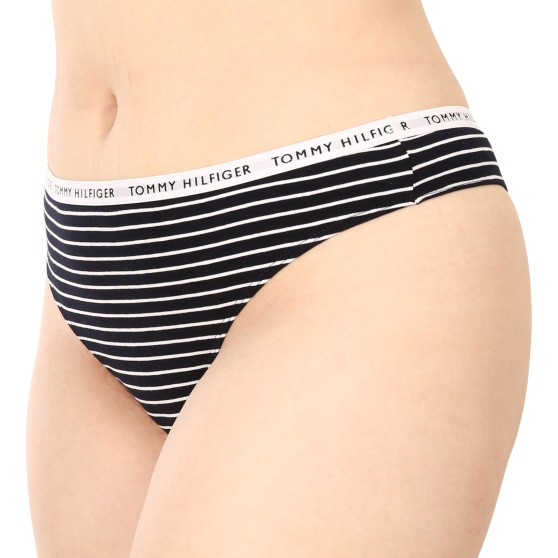 3PACK tanga de mujer Tommy Hilfiger sobredimensionado multicolor (UW0UW04558 0Y3)