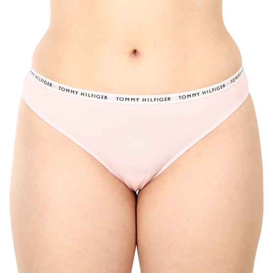 3PACK tanga de mujer Tommy Hilfiger sobredimensionado multicolor (UW0UW04558 0Y3)