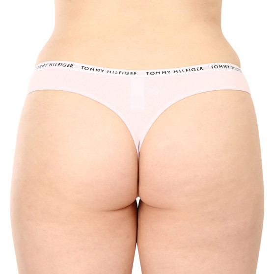 3PACK tanga de mujer Tommy Hilfiger sobredimensionado multicolor (UW0UW04558 0Y3)