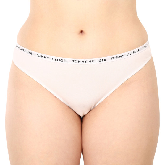 3PACK tanga de mujer Tommy Hilfiger sobredimensionado multicolor (UW0UW04558 0Y3)